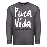 Charcoal Heather costa rica pura vida Premium Sweatshirt - artisFamous