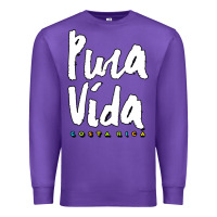 Purple costa rica pura vida Premium Sweatshirt - artisFamous