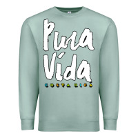 Seafoam costa rica pura vida Premium Sweatshirt - artisFamous