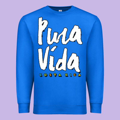 Costa Rica Pura Vida Premium Sweatshirt Designed By Artisfamous