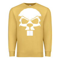 Antique Gold crazy beaver skull Premium Sweatshirt - artisFamous