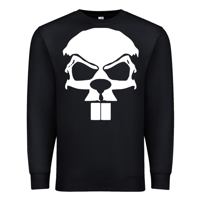 Crazy Beaver Skull Premium Sweatshirt by artisFamous | Teevron