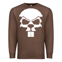 Chestnut crazy beaver skull Premium Sweatshirt - artisFamous