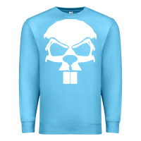 Ocean Blue crazy beaver skull Premium Sweatshirt - artisFamous