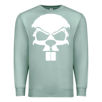 Seafoam crazy beaver skull Premium Sweatshirt - artisFamous