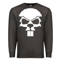 Smoke crazy beaver skull Premium Sweatshirt - artisFamous