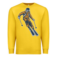 Lemon born to ski Premium Sweatshirt - artisFamous