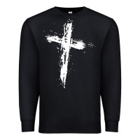 Black cross Premium Sweatshirt - artisFamous