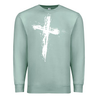 Seafoam cross Premium Sweatshirt - artisFamous
