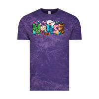 Cloud Purple Easter Nurse Vintage Tee - BundleAndBundleShop