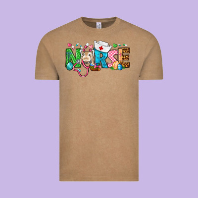 Easter Nurse Vintage Tee Designed By Bundleandbundleshop