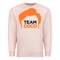 Pale Pink Team Coco Premium Sweatshirt - artisFamous
