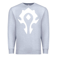 Heather Grey horde symbol Premium Sweatshirt - artisFamous