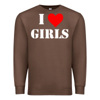 Chestnut i love girls Premium Sweatshirt - artisFamous