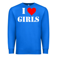 True Royal i love girls Premium Sweatshirt - artisFamous