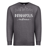Charcoal Heather indiana Premium Sweatshirt - artisFamous