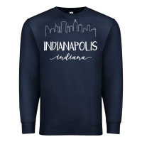 Navy indiana Premium Sweatshirt - artisFamous