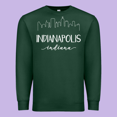 Indiana Premium Sweatshirt Designed By Artisfamous