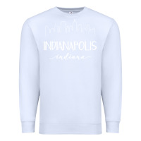 White indiana Premium Sweatshirt - artisFamous