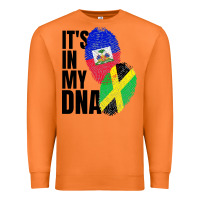 Carrot jamaican and haitian mix flag dna heritage Premium Sweatshirt - artisFamous