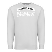 Dove Grey World's Best Mamaw Ever Premium Sweatshirt - artisFamous