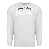 Oatmeal Heather World's Best Mamaw Ever Premium Sweatshirt - artisFamous
