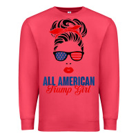 Cardinal all american trump girl Premium Sweatshirt - artisFamous