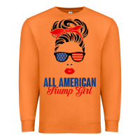Carrot all american trump girl Premium Sweatshirt - artisFamous