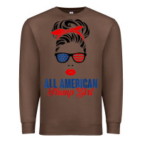 Chestnut all american trump girl Premium Sweatshirt - artisFamous