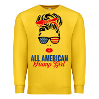 Lemon all american trump girl Premium Sweatshirt - artisFamous