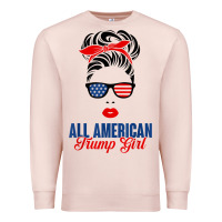 All American Trump Girl Premium Sweatshirt | Teevron
