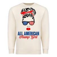 Sandshell all american trump girl Premium Sweatshirt - artisFamous