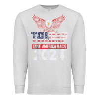 Dove Grey trump 2024 take america back Premium Sweatshirt - artisFamous