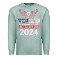 Seafoam trump 2024 take america back Premium Sweatshirt - artisFamous