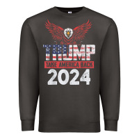 Smoke trump 2024 take america back Premium Sweatshirt - artisFamous
