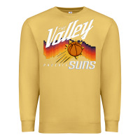 Antique Gold the valley oop phoenix basketball retro sunset basketball t shirt Premium Sweatshirt - artisFamous