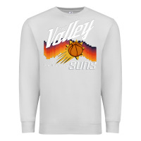 Dove Grey the valley oop phoenix basketball retro sunset basketball t shirt Premium Sweatshirt - artisFamous