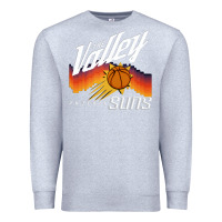 Heather Grey the valley oop phoenix basketball retro sunset basketball t shirt Premium Sweatshirt - artisFamous