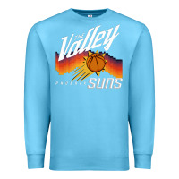 Ocean Blue the valley oop phoenix basketball retro sunset basketball t shirt Premium Sweatshirt - artisFamous