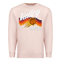 Pale Pink the valley oop phoenix basketball retro sunset basketball t shirt Premium Sweatshirt - artisFamous
