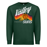 Sports Green the valley oop phoenix basketball retro sunset basketball t shirt Premium Sweatshirt - artisFamous