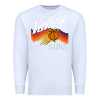 White the valley oop phoenix basketball retro sunset basketball t shirt Premium Sweatshirt - artisFamous