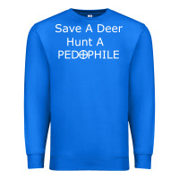 True Royal save a deer   hunt a pedophil Premium Sweatshirt - artisFamous