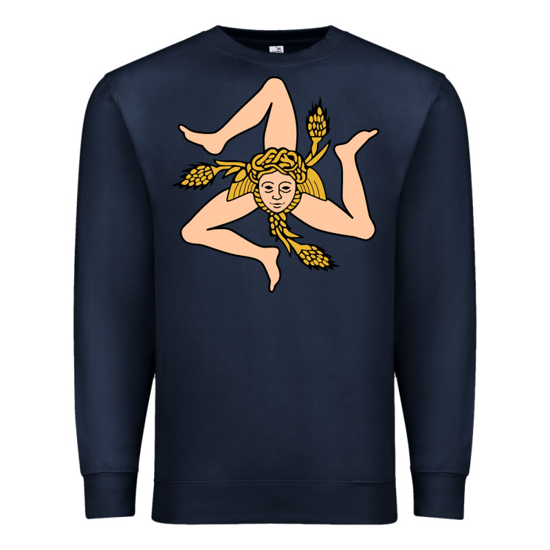 Sicilian Triskelion Premium Sweatshirt by artisFamous | Teevron