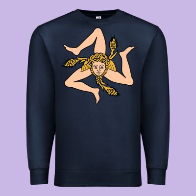 Sicilian Triskelion Premium Sweatshirt Designed By Artisfamous