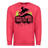 Cardinal snowmobile throttle Premium Sweatshirt - artisFamous