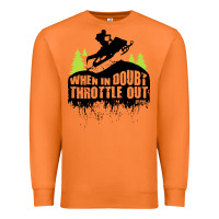 Carrot snowmobile throttle Premium Sweatshirt - artisFamous