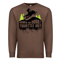 Chestnut snowmobile throttle Premium Sweatshirt - artisFamous