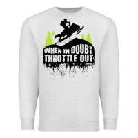Oatmeal Heather snowmobile throttle Premium Sweatshirt - artisFamous