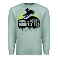 Seafoam snowmobile throttle Premium Sweatshirt - artisFamous